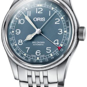 Oris Herrklocka 01 754 7741 4065-07 8 20 22 Aviation Blå/Stål Ø40