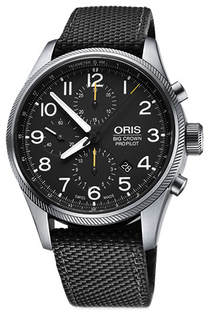 Oris Herrklocka 01 774 7699 4134-07 5 22 15FC Aviation Svart/Textil