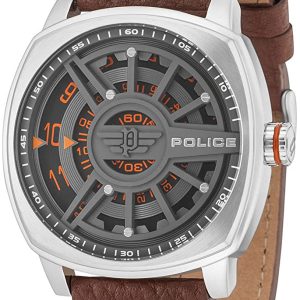 Police 99999 Herrklocka 15239JS.61 Grå/Läder Ø49 mm