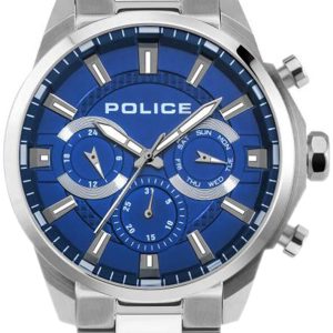 Police Herrklocka PEWJK2204203 Blå/Stål Ø46 mm