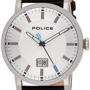 Police Herrklocka PL15404JS.01 Silverfärgad/Läder Ø42 mm