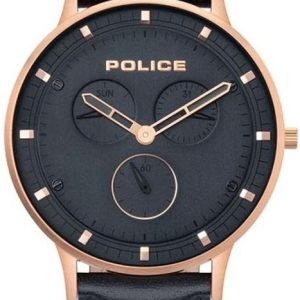 Police Herrklocka PL15968JSR.03 Blå/Läder Ø42 mm