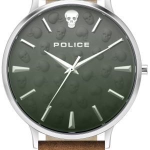 Police Herrklocka PL16023JS.13 Tasman Grå/Läder Ø42 mm