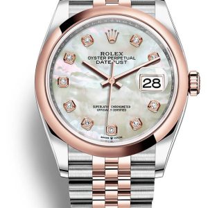 Rolex Herrklocka 126201-0021 Vit/Stål Ø36 mm