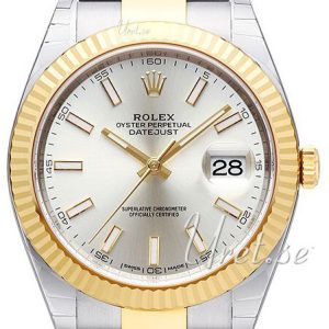 Rolex Herrklocka 126333-0001 Datejust41 Silverfärgad/18 karat gult