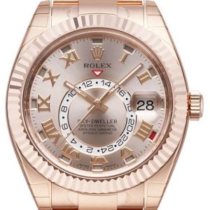 Rolex Herrklocka 326935-0004 Perpetual 42 Roséguldstonad/18 karat