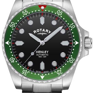 Rotary Herrklocka GB05136/71 Henley Svart/Stål Ø42 mm