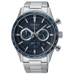 Seiko Classic Serie SSB445P1 - Herr - 43 mm - Analogt - Quartz - Safirglas