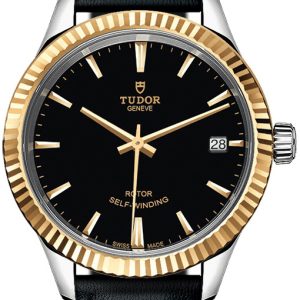 Tudor 12313-0019 Style Svart/Läder Ø34 mm