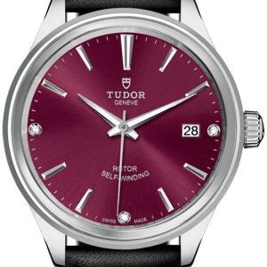 Tudor 12500-0016 Style Röd/Läder Ø38 mm