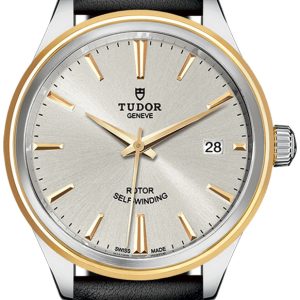 Tudor 12503-0008 Style Silverfärgad/Läder Ø38 mm