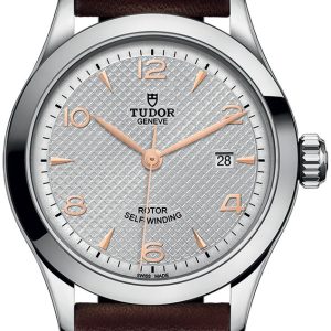 Tudor 1926 Damklocka M91350-0006 Silverfärgad/Läder Ø28 mm