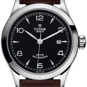 Tudor 1926 Damklocka M91350-0008 Svart/Läder Ø28 mm