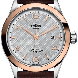 Tudor 1926 Damklocka M91351-0005 Silverfärgad/Läder Ø28 mm