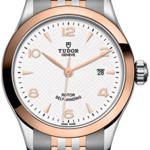 Tudor 1926 Damklocka M91351-0009 Vit/Roséguldstonat stål Ø28 mm