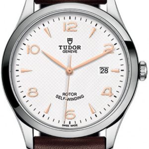 Tudor 1926 Herrklocka M91650-0012 Vit/Läder Ø41 mm