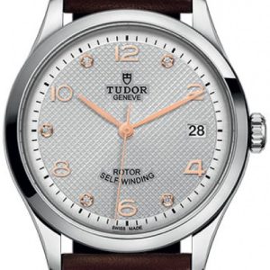 Tudor 1926 M91450-0007 Silverfärgad/Läder Ø36 mm