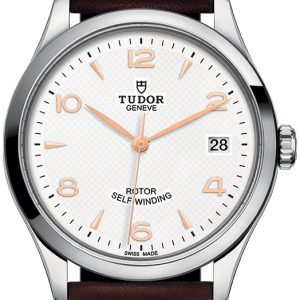 Tudor 1926 M91450-0012 Vit/Läder Ø36 mm