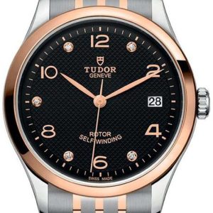 Tudor 1926 M91451-0004 Svart/Roséguldstonat stål Ø36 mm