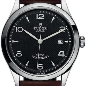 Tudor 1926 M91550-0008 Svart/Läder Ø39 mm