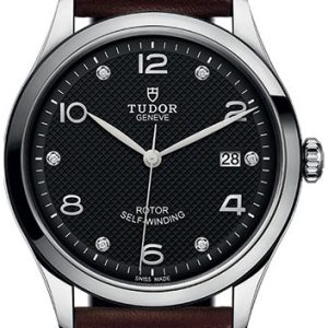 Tudor 1926 M91550-0009 Svart/Läder Ø39 mm