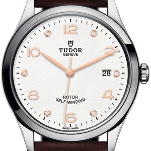 Tudor 1926 M91550-0014 Vit/Läder Ø39 mm