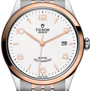 Tudor 1926 M91551-0009 Vit/Roséguldstonat stål Ø39 mm