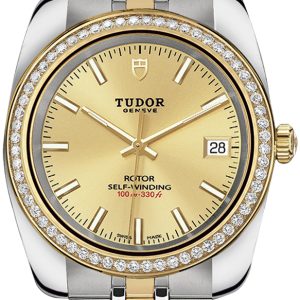 Tudor 21023-0011 Classic Date Gulguldstonad/Gulguldtonat stål Ø38 mm