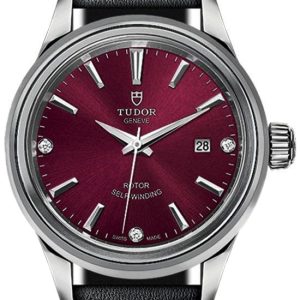 Tudor Damklocka 12100-0016 Style Röd/Läder Ø28 mm