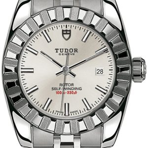 Tudor Damklocka 22010-0002 Classic Date Silverfärgad/Stål Ø28 mm