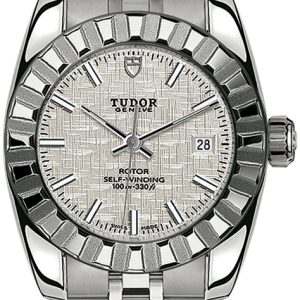 Tudor Damklocka 22010-0010 Classic Date Silverfärgad/Stål Ø28 mm