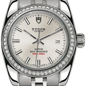 Tudor Damklocka 22020-0004 Classic Date Silverfärgad/Stål Ø28 mm