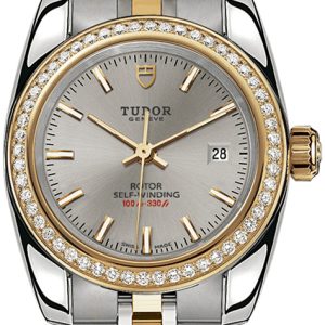 Tudor Damklocka 22023-0005 Classic Date Silverfärgad/Gulguldtonat