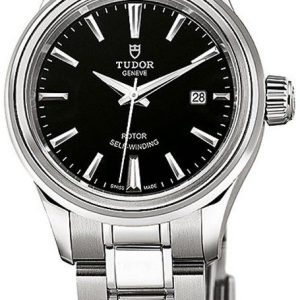 Tudor Damklocka M12100-0002 Style Svart/Stål Ø28 mm