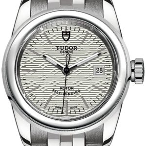 Tudor Damklocka M51000-0005 Glamour Date Silverfärgad/Stål Ø26 mm