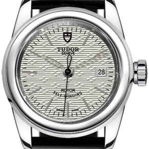 Tudor Damklocka M51000-0022 Glamour Date Silverfärgad/Läder Ø26 mm