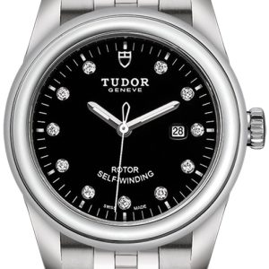 Tudor Damklocka M53000-0001 Glamour Date Svart/Stål Ø31 mm