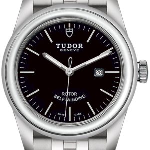 Tudor Damklocka M53000-0002 Glamour Date Svart/Stål Ø31 mm