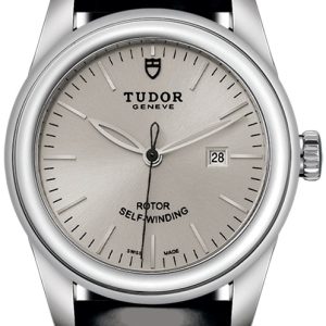 Tudor Damklocka M53000-0031 Glamour Date Silverfärgad/Läder Ø31 mm