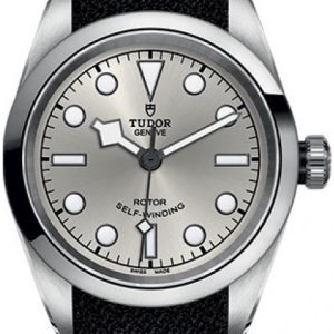 Tudor Damklocka M79580-0008 Black Bay Silverfärgad/Textil Ø32 mm