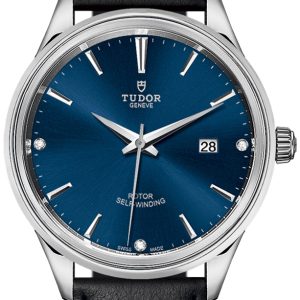 Tudor Herrklocka 12700-0014 Style Blå/Läder Ø41 mm