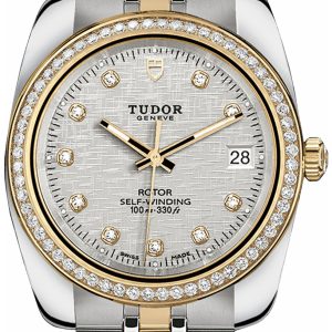 Tudor Herrklocka 21023-0004 Classic Date Silverfärgad/18 karat gult