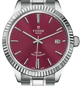 Tudor Herrklocka M12510-0015 Style Röd/Stål Ø38 mm