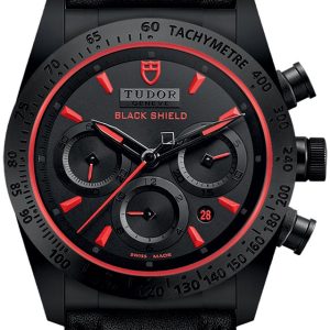 Tudor Herrklocka M42000CR-0002 Fastrider Black Shield Svart/Läder