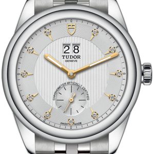 Tudor Herrklocka M57100-0005 Glamour Double Date Silverfärgad/Stål