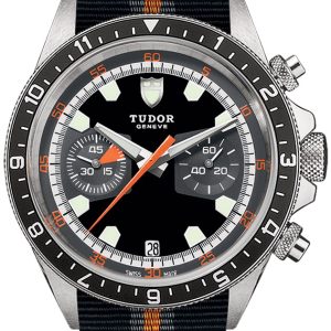 Tudor Herrklocka M70330N-0003 Heritage Chrono Flerfärgad/Textil Ø42