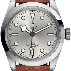 Tudor Herrklocka M79540-0013 Black Bay Silverfärgad/Läder Ø41 mm