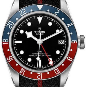 Tudor Herrklocka M79830RB-0003 Heritage Svart/Textil Ø41 mm