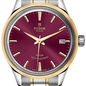 Tudor M12303-0013 Style Röd/Gulguldtonat stål Ø34 mm