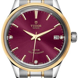 Tudor M12303-0015 Style Röd/Gulguldtonat stål Ø34 mm